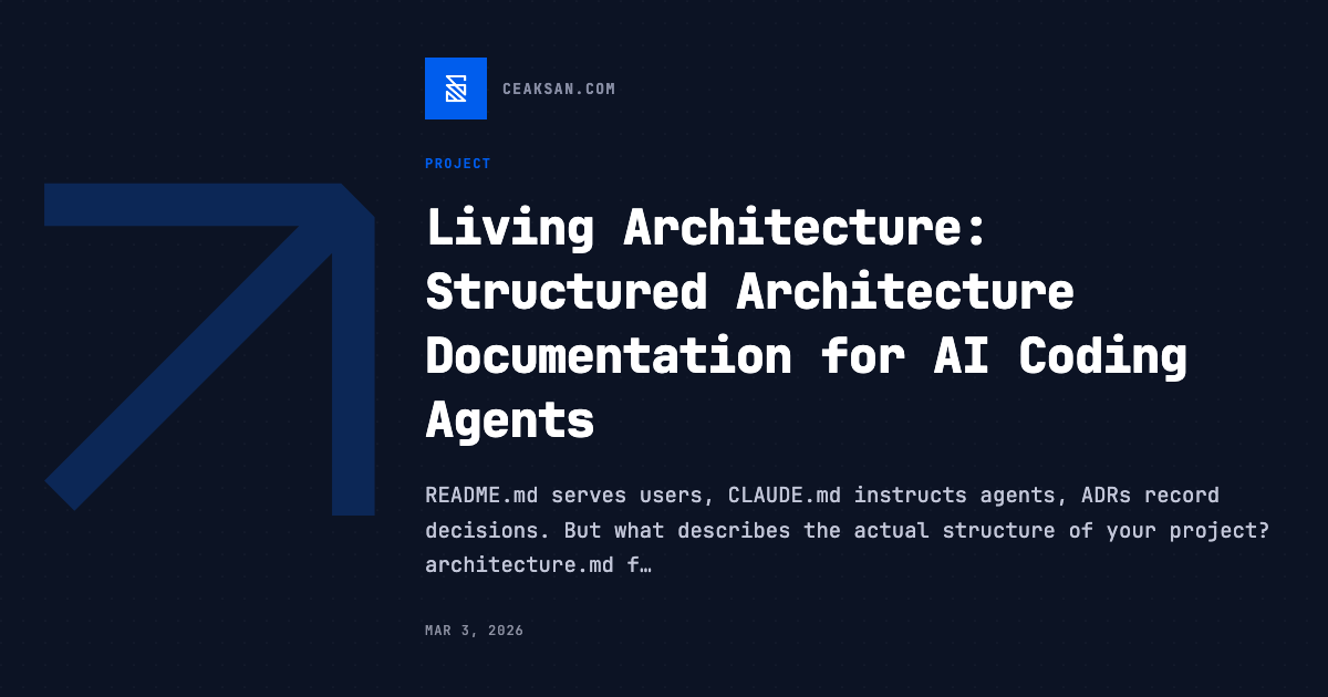 Living Architecture: Structured Architecture Documentation for AI ...